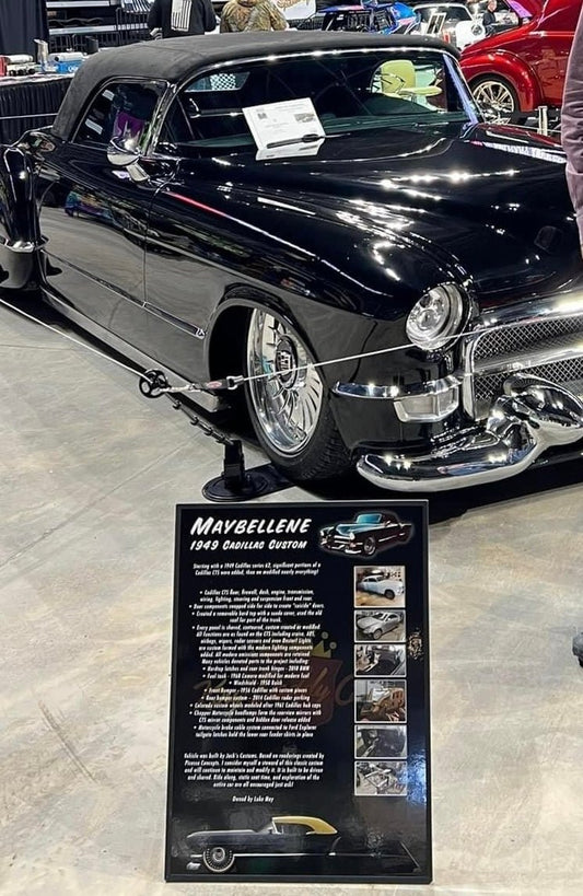Cadillac Car Show Board